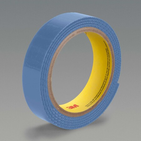 3M Reclosable Fastener, No Adhesive, 50 yds, 1 in Wd, Light Blue 7010312387